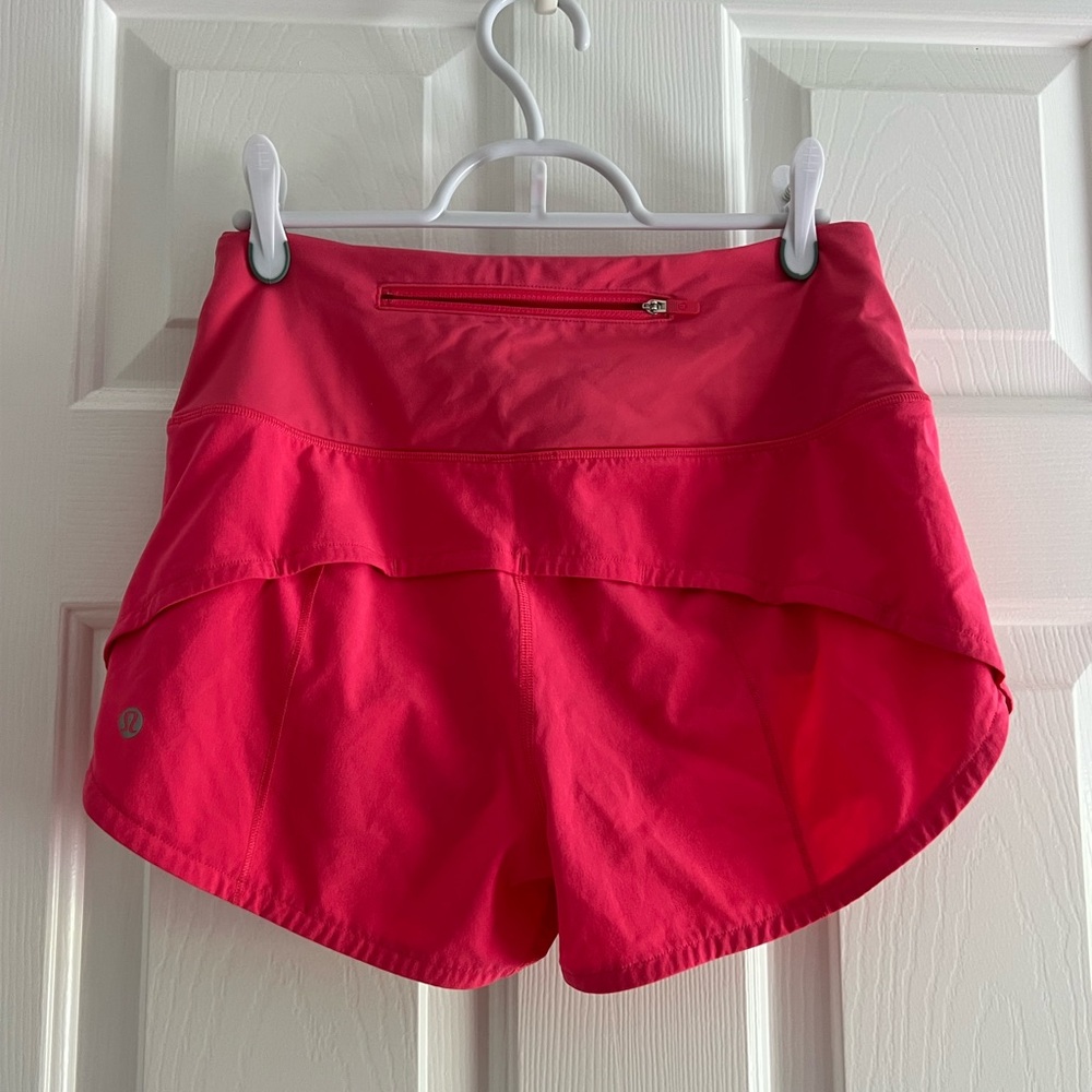 lululemon athletica Glazed Pink (retired color) Speed Up Shorts